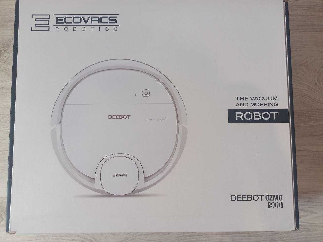 Робот-пылесос ECOVACS DEEBOT OZMO 900 White