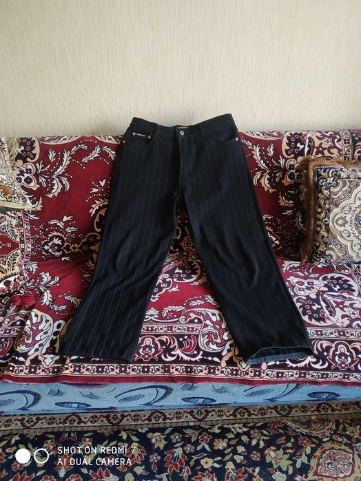 Джинсы зимние мужские на флисе теплые