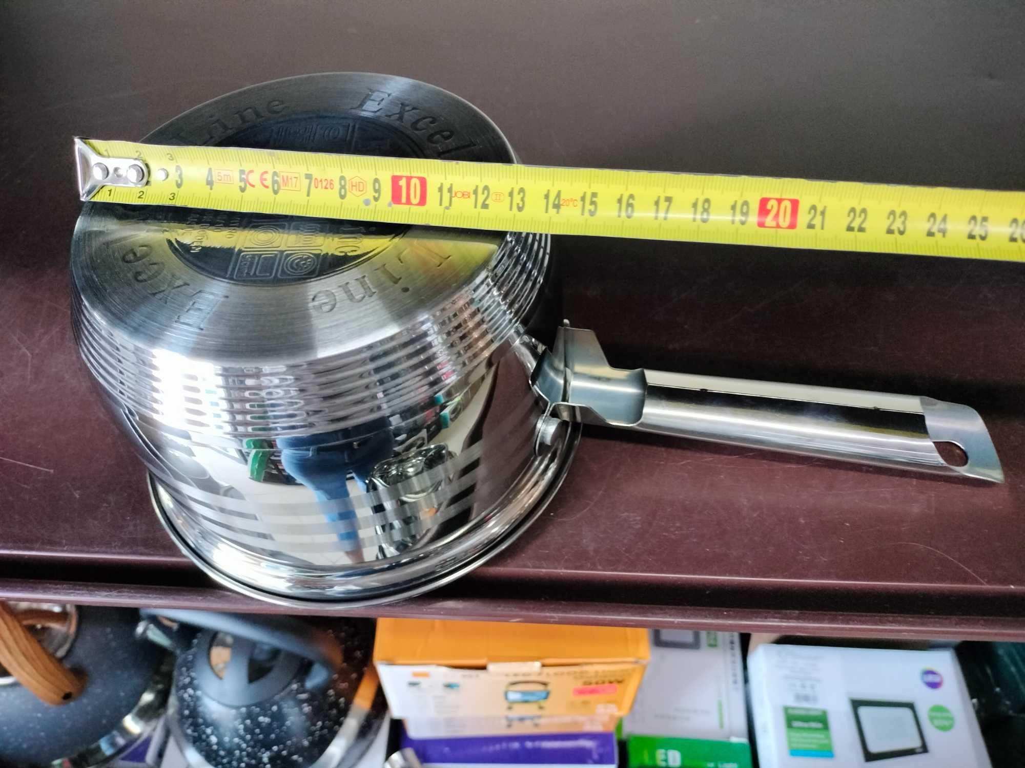Rondel rondelek mały 16cm średnicy 1,5l pojemność indukcja gaz nowy hi