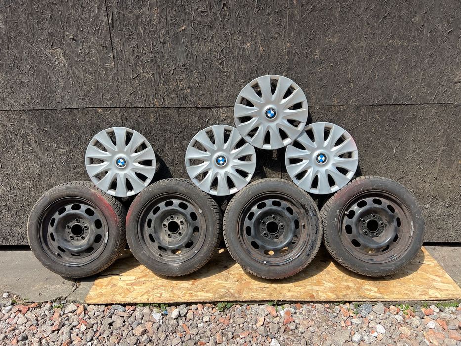 BMW F20 F22 Koła felgi stalowe kołpaki SAVA 195/55 R16  6,5J ET33