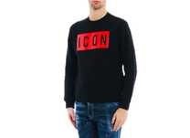Dsquared2 ICON Print Black Bluza nowa oryg
