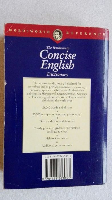 The Wordsworth Concise English Dictionary, słownik