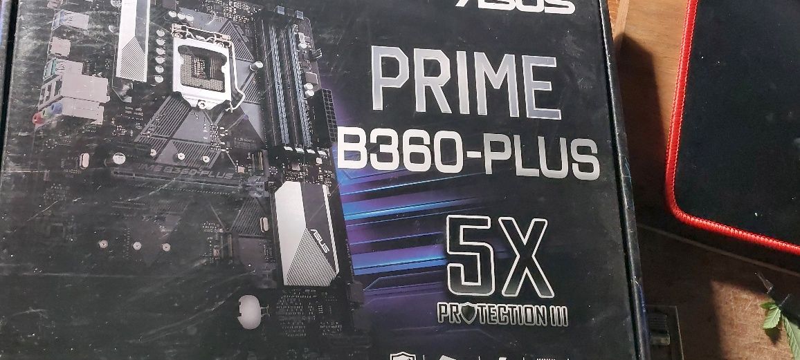 Комплект Asus Prime B360 Plus+Intel Celeron +4  gb