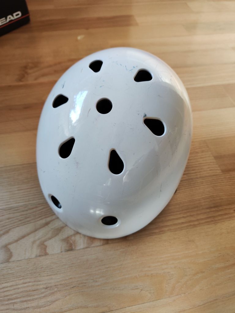 Kask rowerowy/narciarski Oxelo Play 5 White 50-54 cm