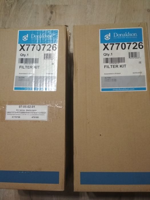 Комплект повітряних фільтрів Donaldson x770726(P772580, P775302)
