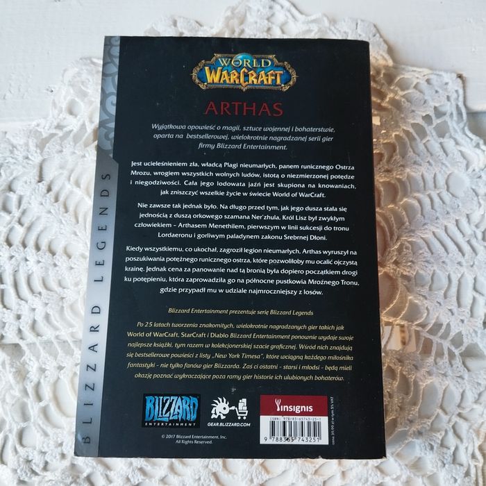 World of Warcraft Arthas Przebudzenie Króla Lisza Christie Golden