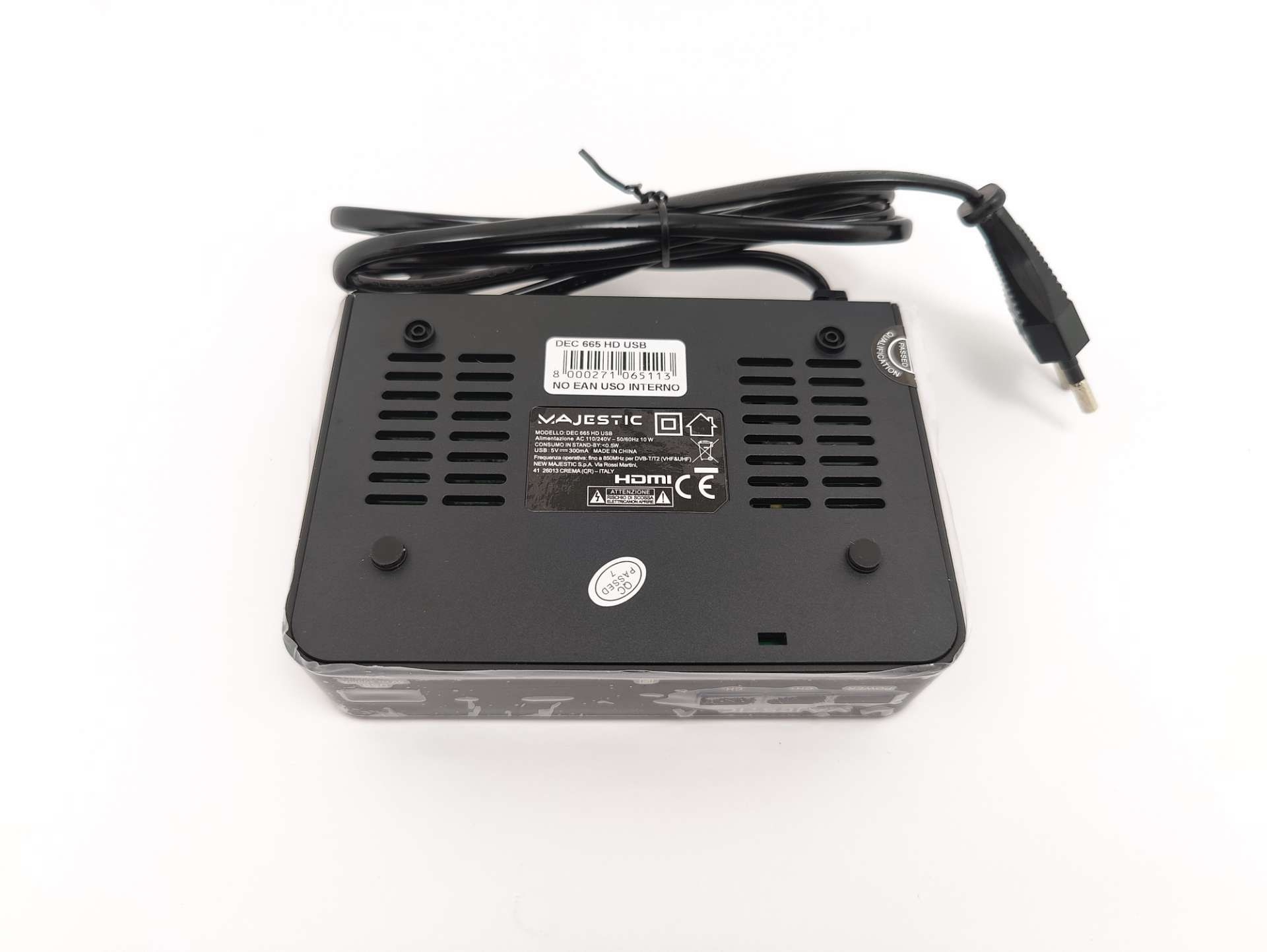 Dekoder Majestic DEC 665HD/USB  DVD-T-T2 HDMI