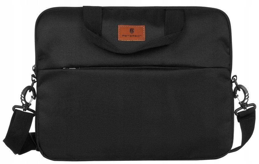 torba na laptopa z wytrzymałego poliestru - peterson