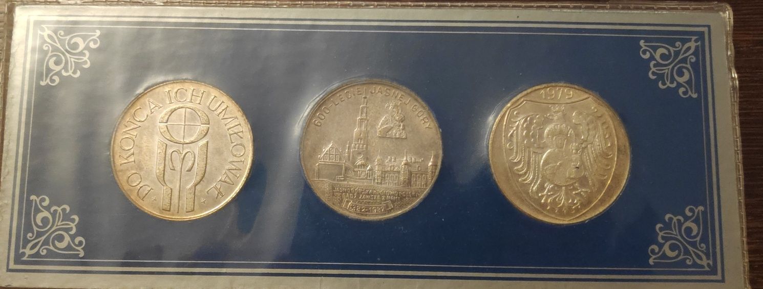 Kolekcja monet ,srebrzonych numizmatów.