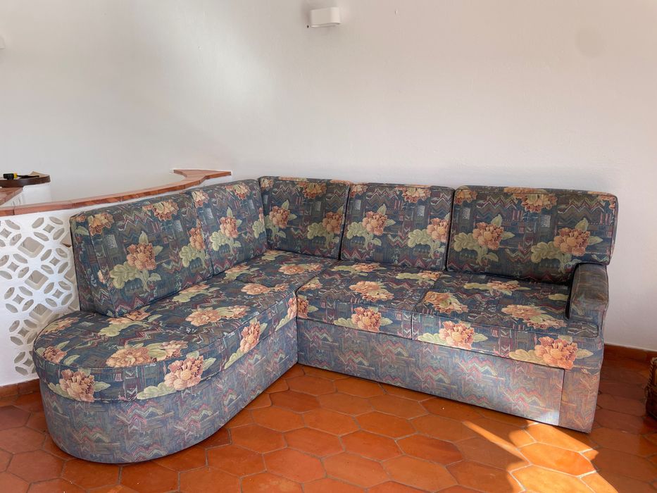 Sofa Grande estofado novamente