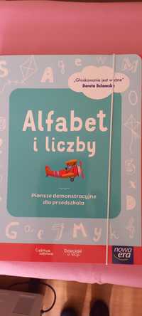 Demonstracyjny alfabet i liczby, dla dzieci z zerówki i klasy 1.