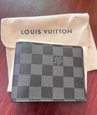 Louis Vuitton Grid Portfel Grey