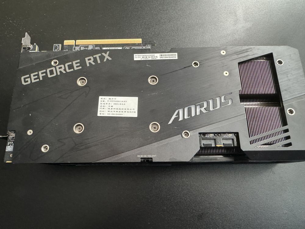 Karta graficzna RTX 3070 gigabyte aorus