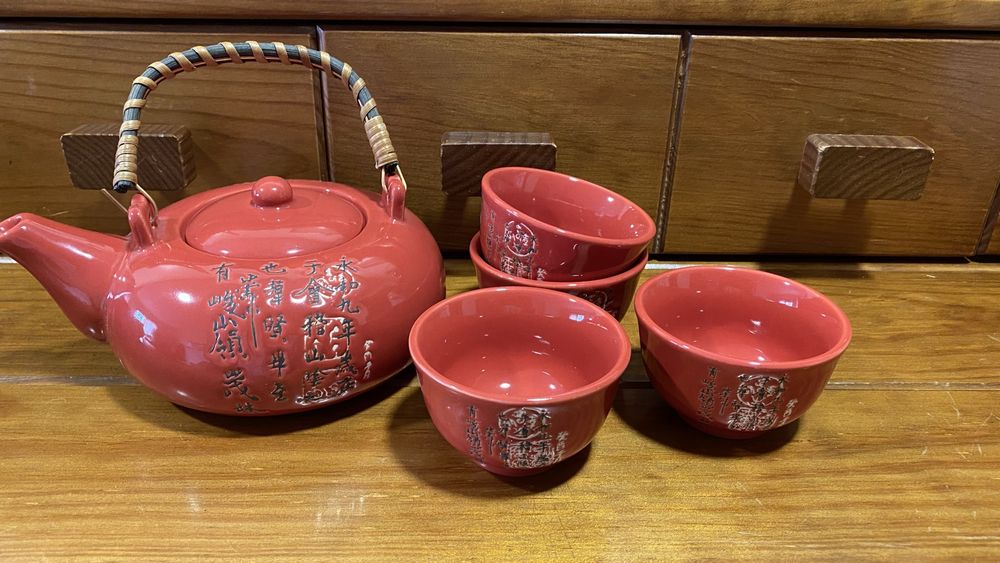 Servico de cha chines