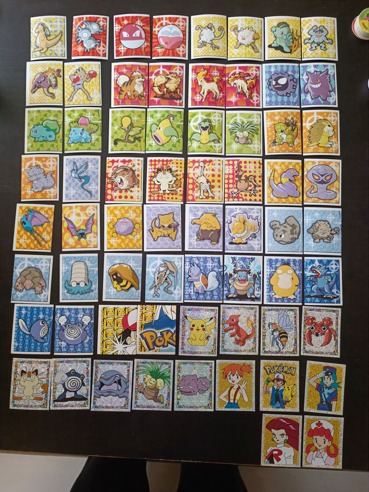 Cromos Pokémon merlin 1999