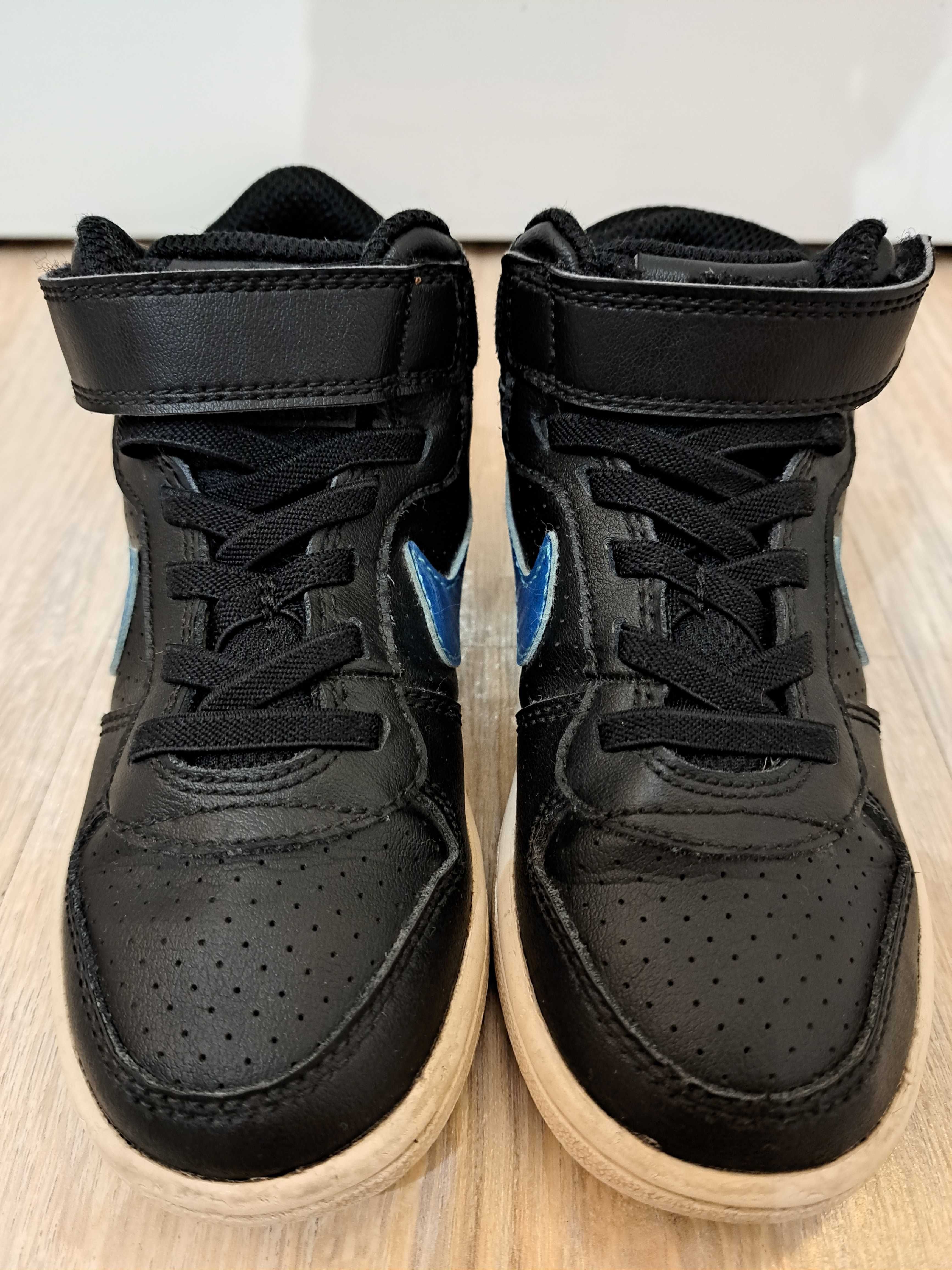 Adidasy Nike, skórzane, wysokie, na rzep, rozm. 27,5, SUPER STAN