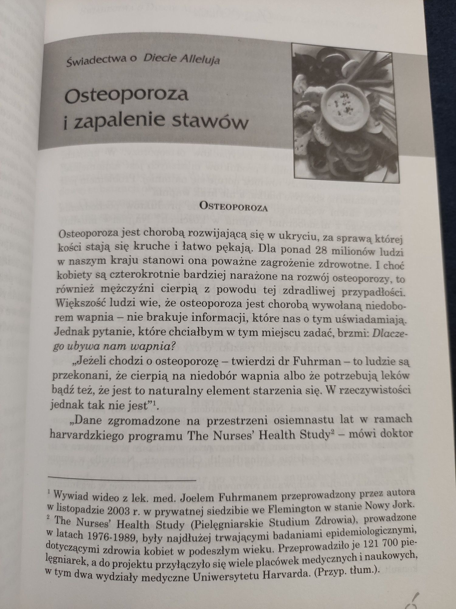 Książka ,,Dieta Alleluja" dra George'a Malkmusa