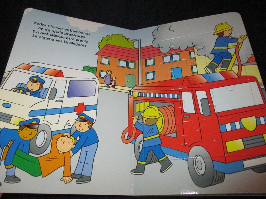Livro Puzzle veículos camiões automóveis aviões Preço de conjunto
