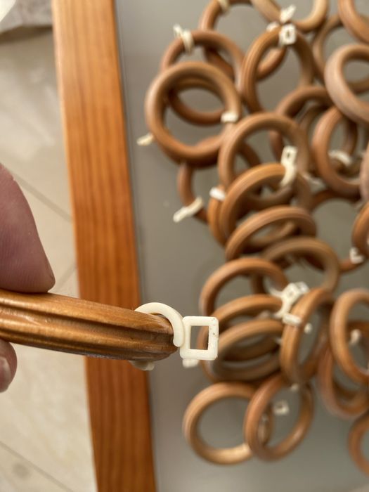 Argolas em madeira 35mm diâmetro