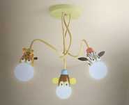 Żyrandol dla dzieci philips massive dziecięcy zoo lampa sufitowa