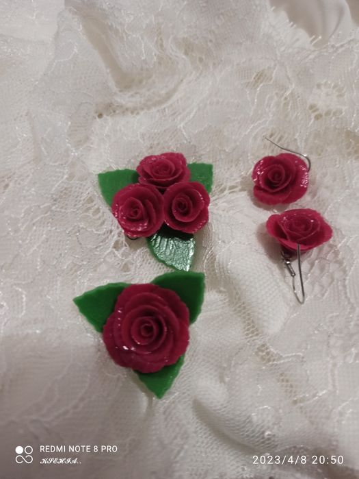 Холодний фарфор . Прикраса .Декор  .