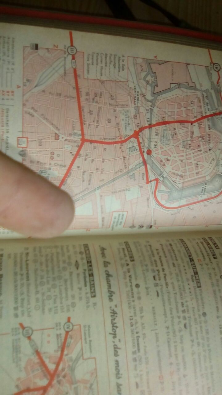 Livro michelin 1958