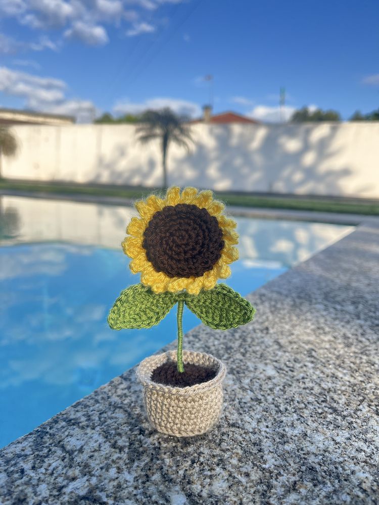 Vaso de girasol
