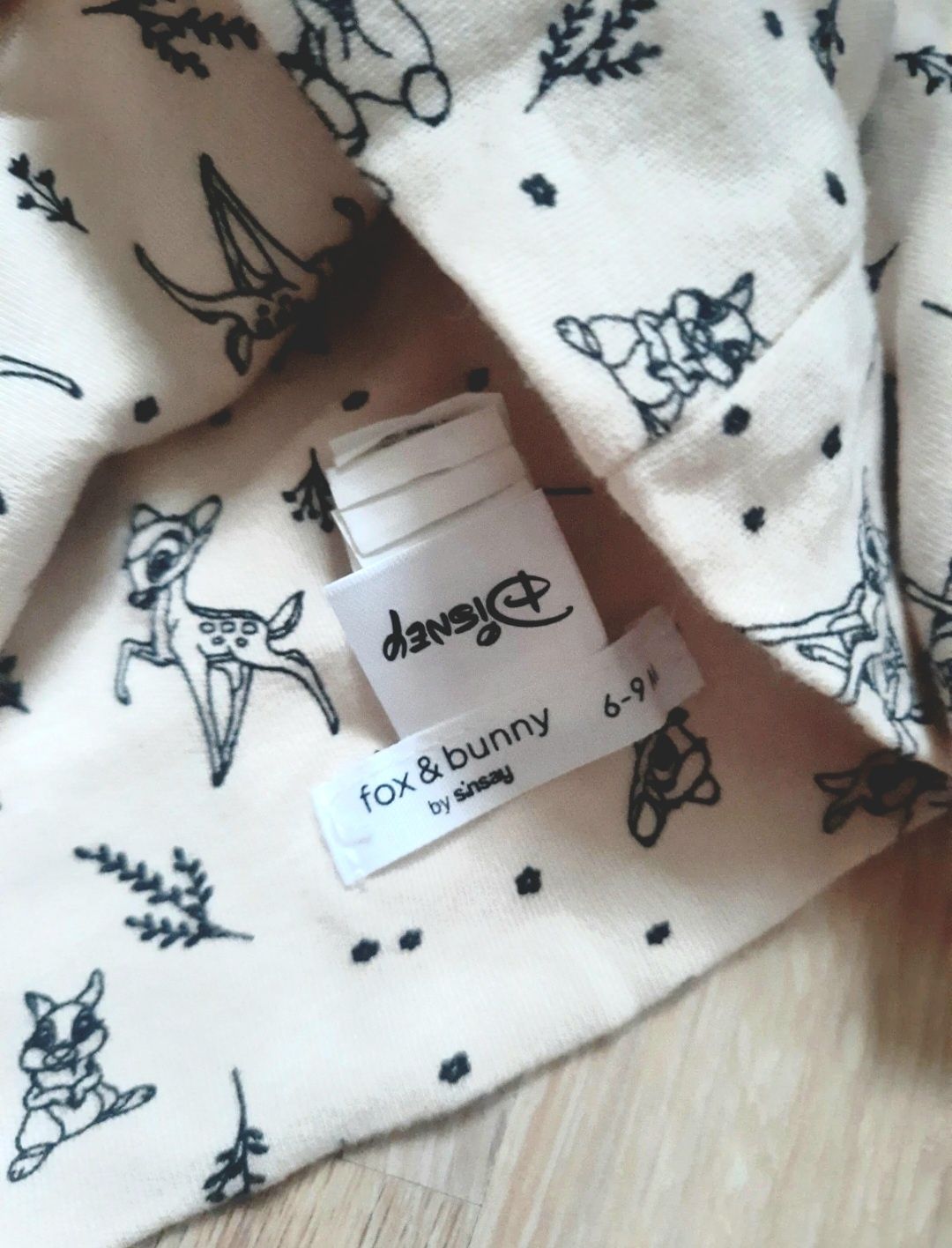 Zestaw czapka i komin Disney Bambi Sinsay fox&bunny 6-9 M