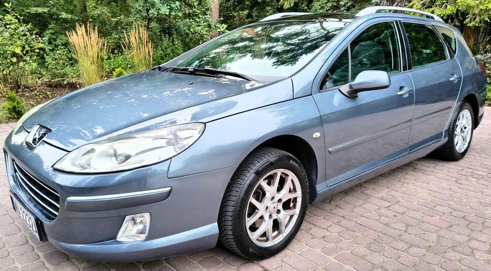 Peugeot 407 1.6 HDI Klimatronik Panorama Tempomat Hak Po Serwisie Zadbany i Pewny