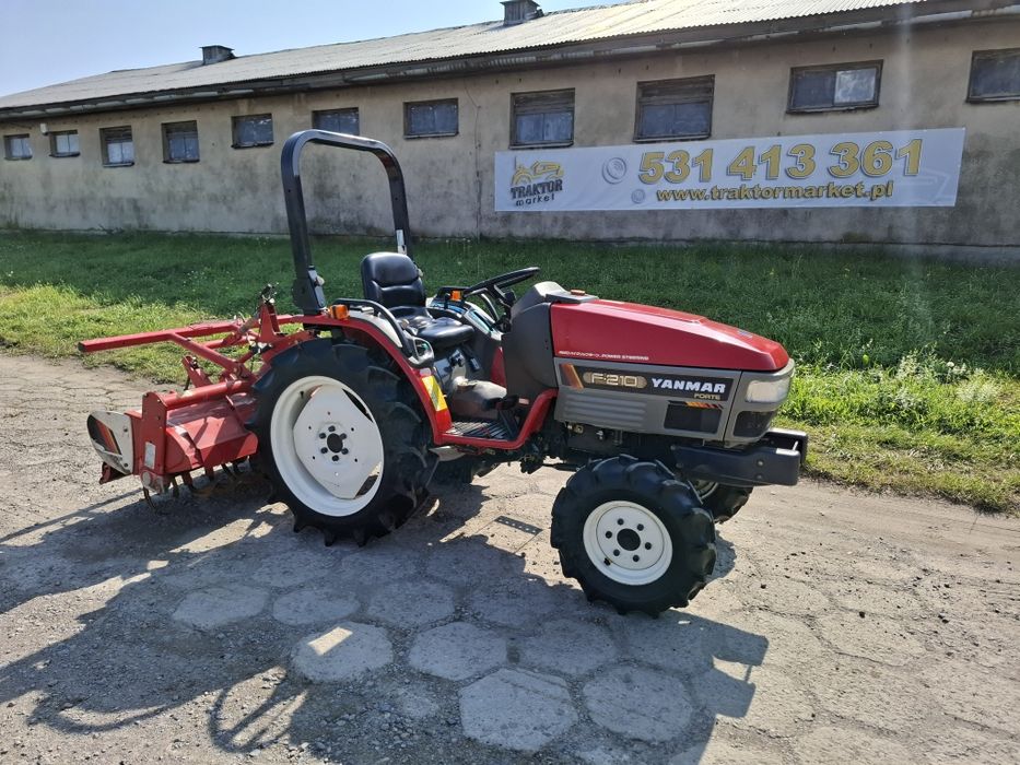 Traktorek traktor japoński RATY 4x4 Yanmar F210 piękny wspomaganie rew