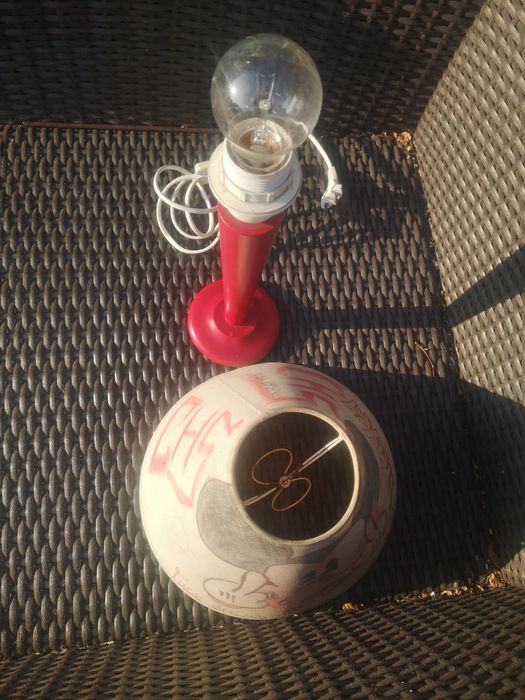 Lampa stołowa (nocna) PRL