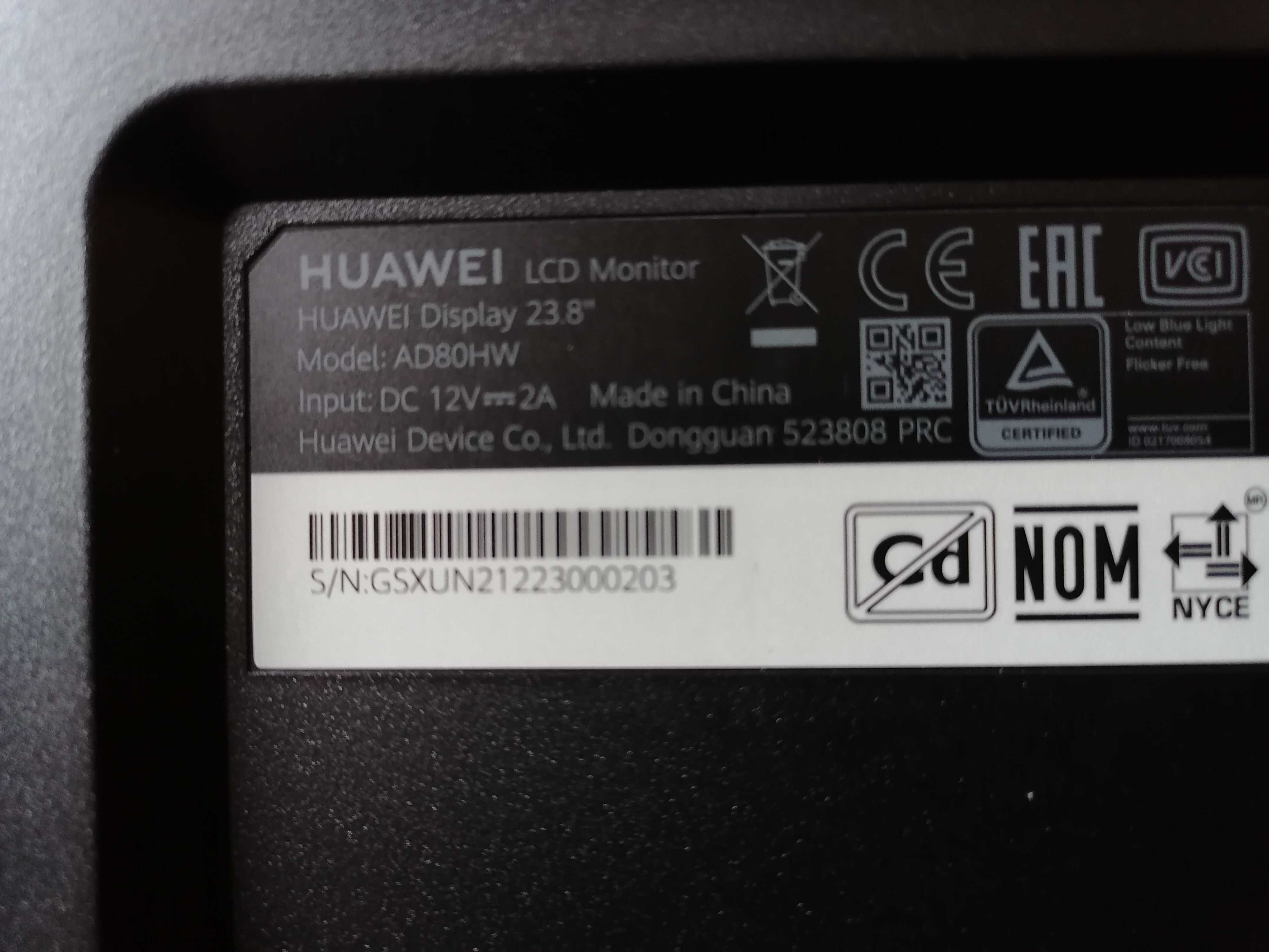 Monitor Huawei  23,8  idealny