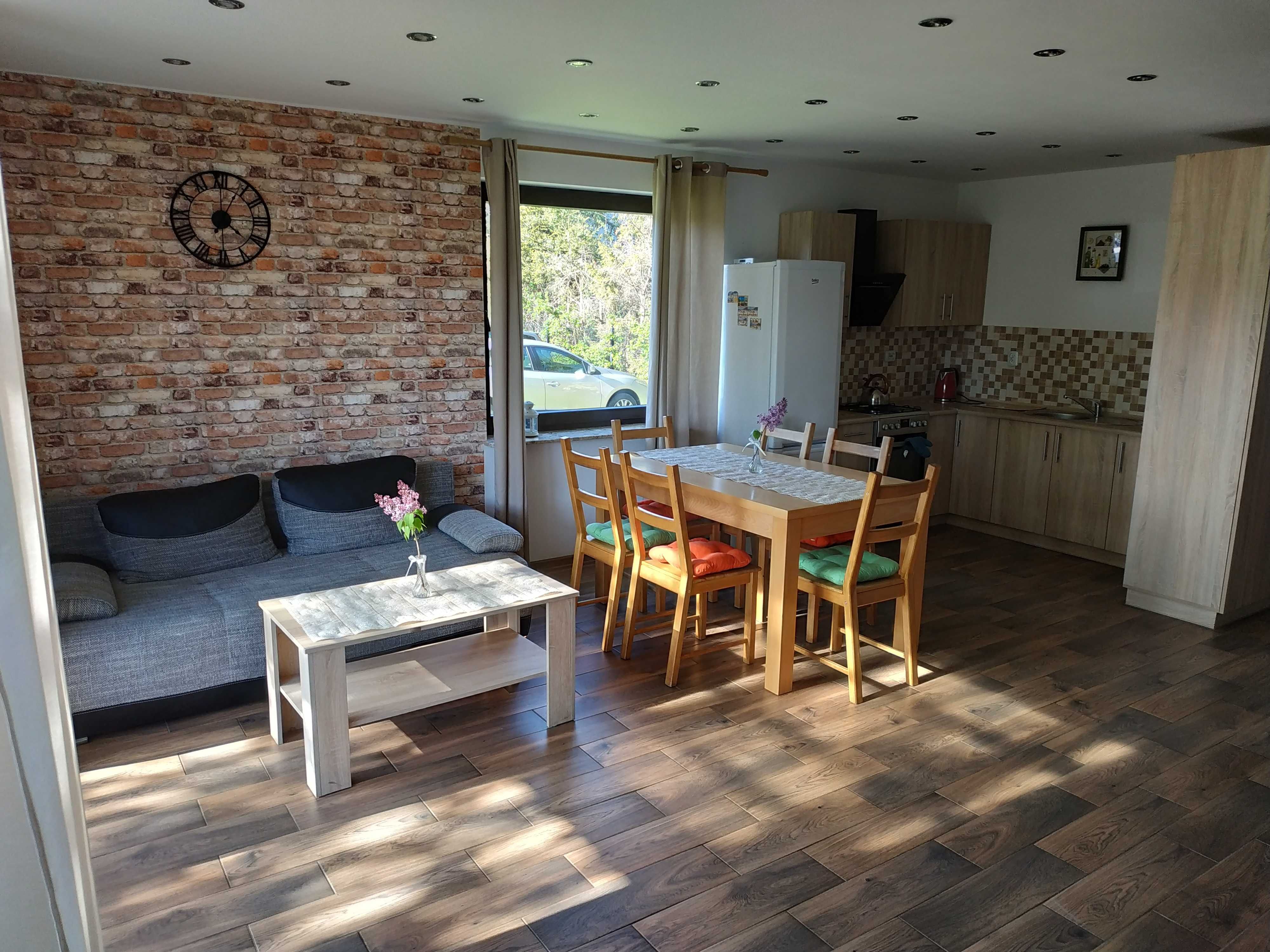 Domek całoroczny z jacuzzi nad morzem, apartament, wakacje, bania