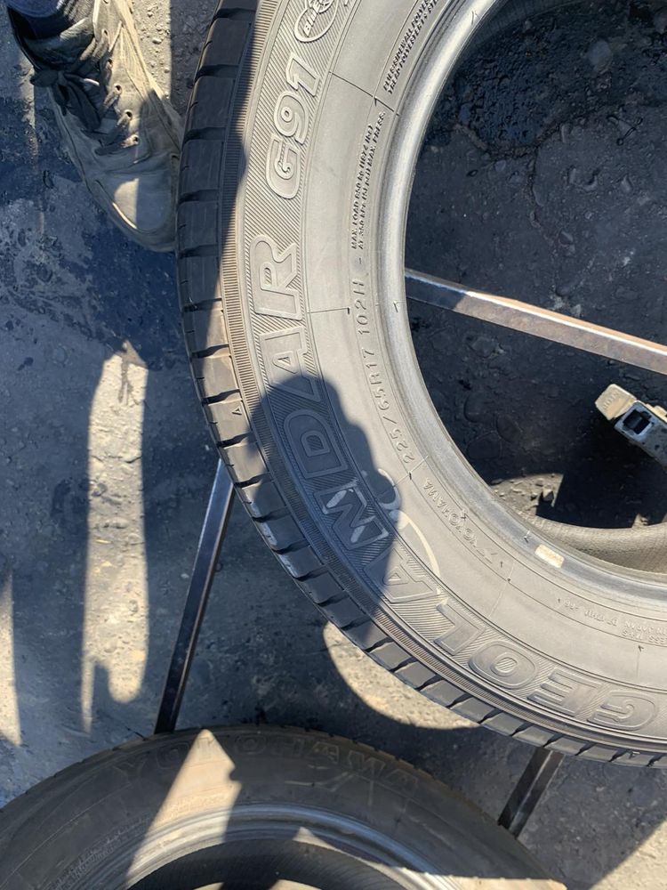 Шини 225/65 R17 Yokohama 6-7мм, всесезон, 2023р