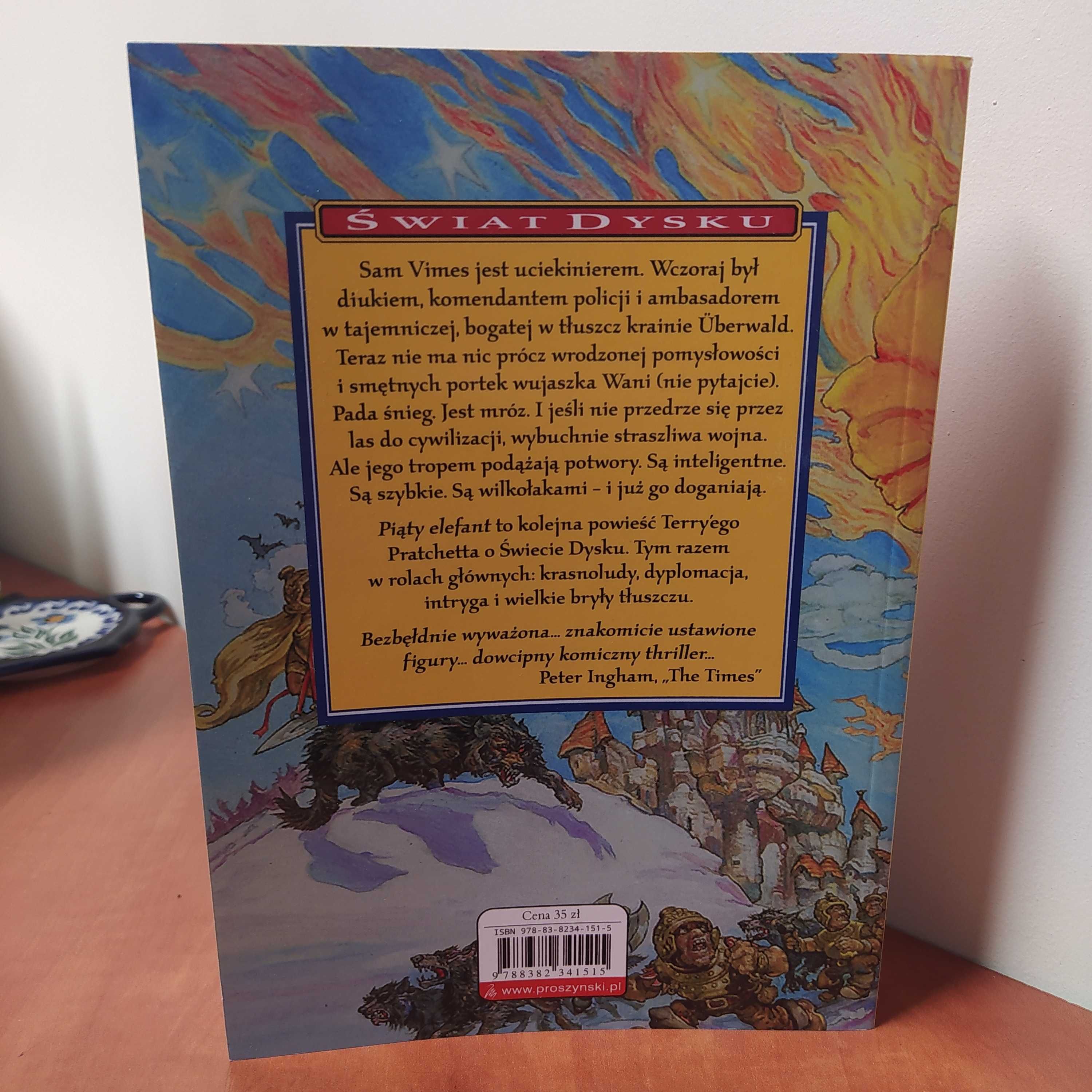 Terry Pratchett Piąty elefant