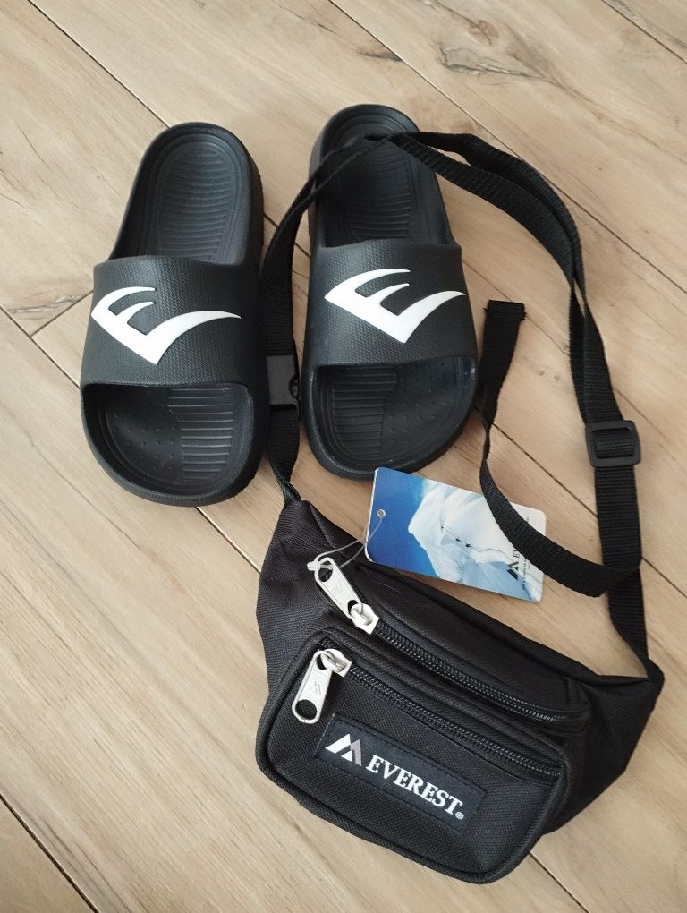 Klapki basenowe Everlast r 33/34 nową saszetka nerka