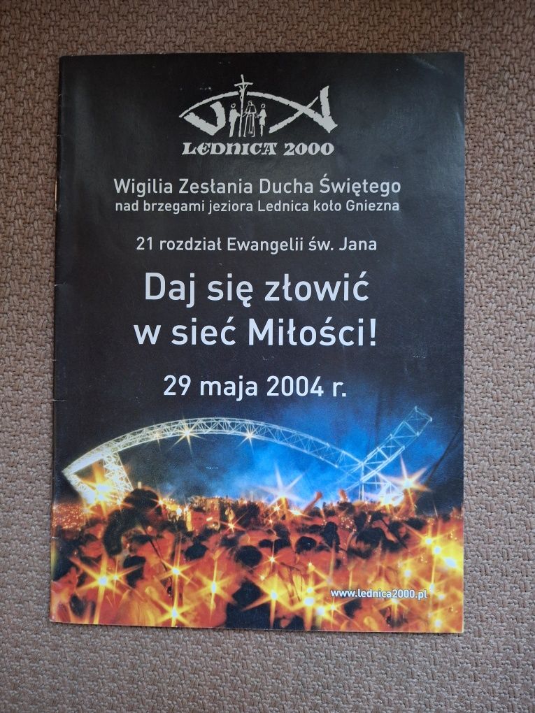 Daj się złowić w sieci miłości Lednica 2000  śpiewnik