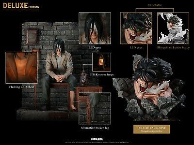 Chikara Studios Attack On Titan Eren Yeager Resin Model 12" Anime Delu