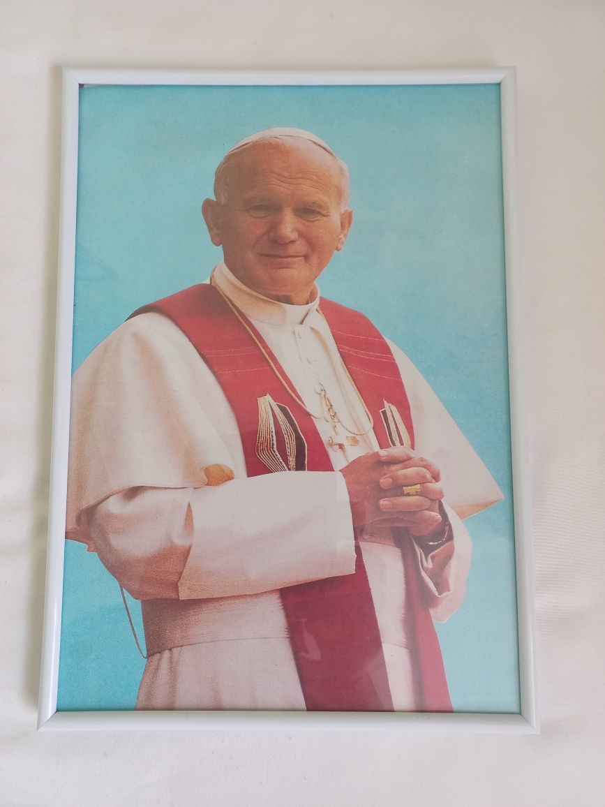 Dewocjonalia obraz Papież Święty Jan Paweł II