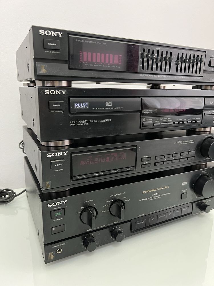 Sony wieża HiFi stereo CD, Equalizer, Amplituner