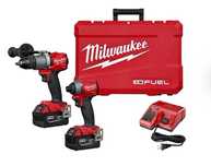 Milwaukee M18™ FPP2A2-502X POWERPACK FPD2 FID2, 2x5.0 Ah + Ładowarka