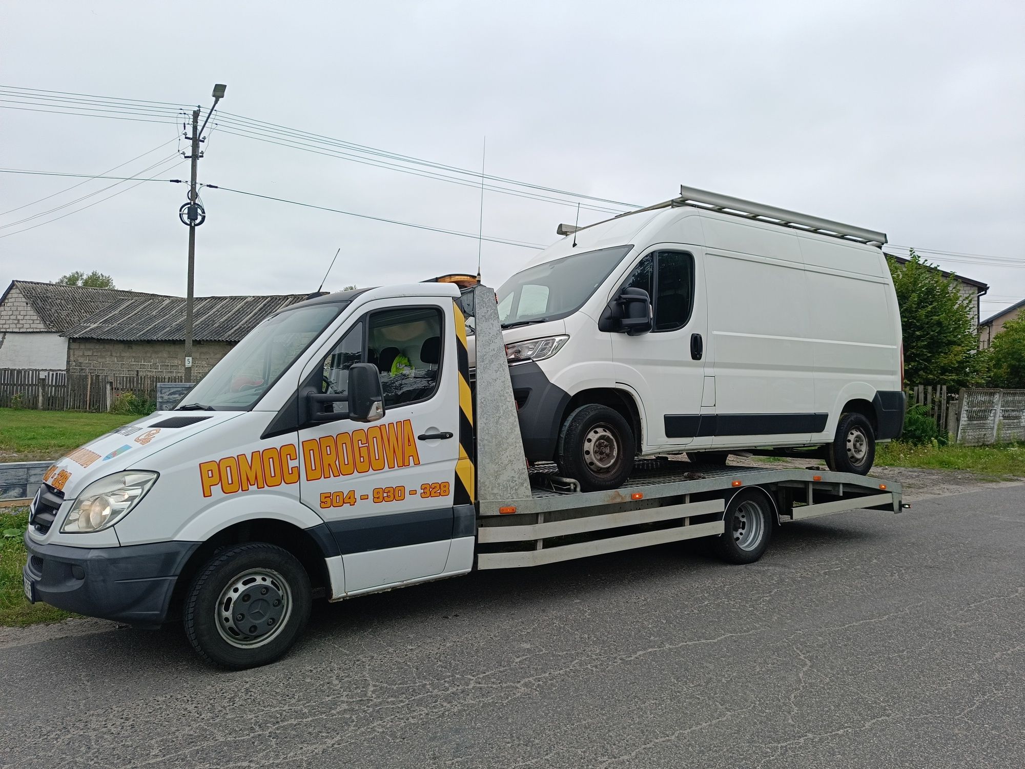 Pomoc Drogowa 24 h Grajewo Transport Maszyn