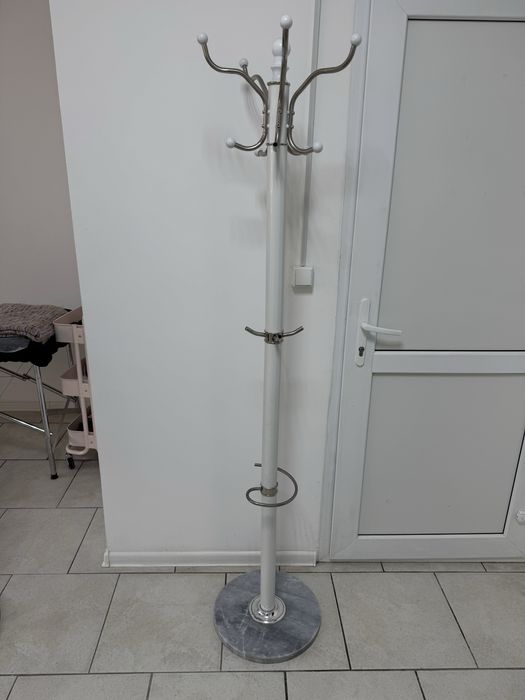 Вішак, вішалка, тримач для одягу біла