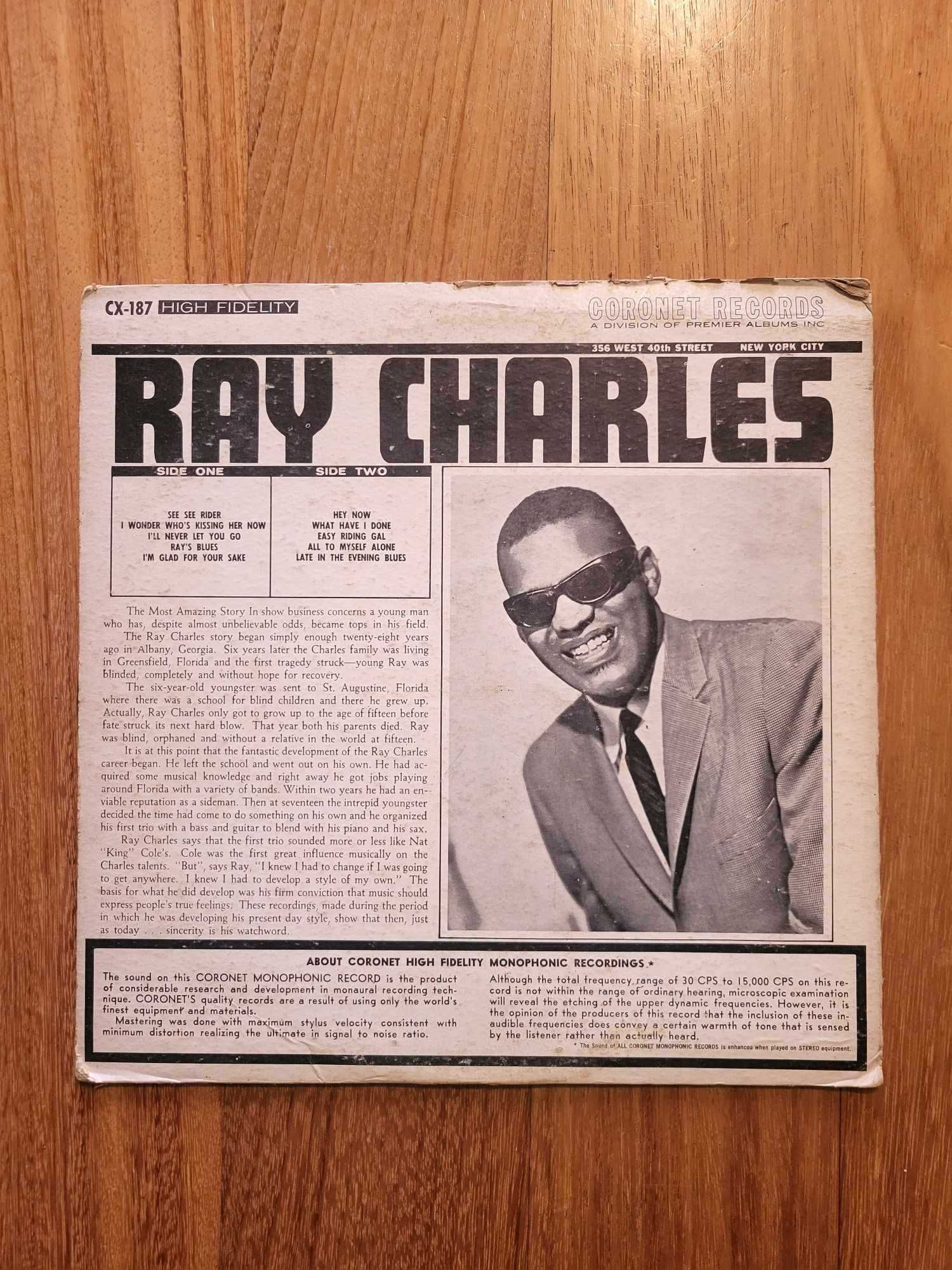 Disco Vinyl | "The Sensational", Ray Charles