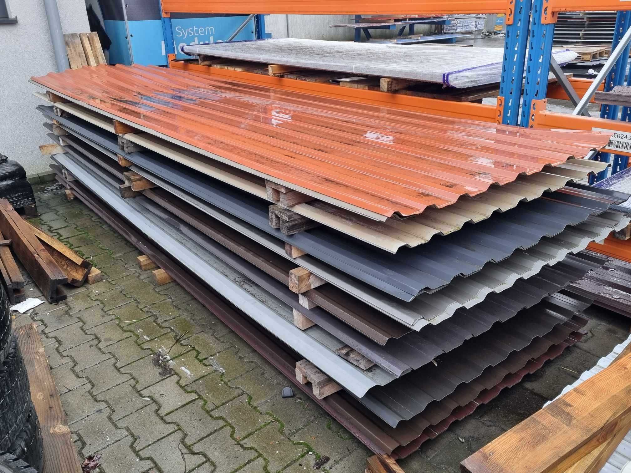 Blacha trapezowa T18 4m i 3m 2 gatunek, czytaj opis!