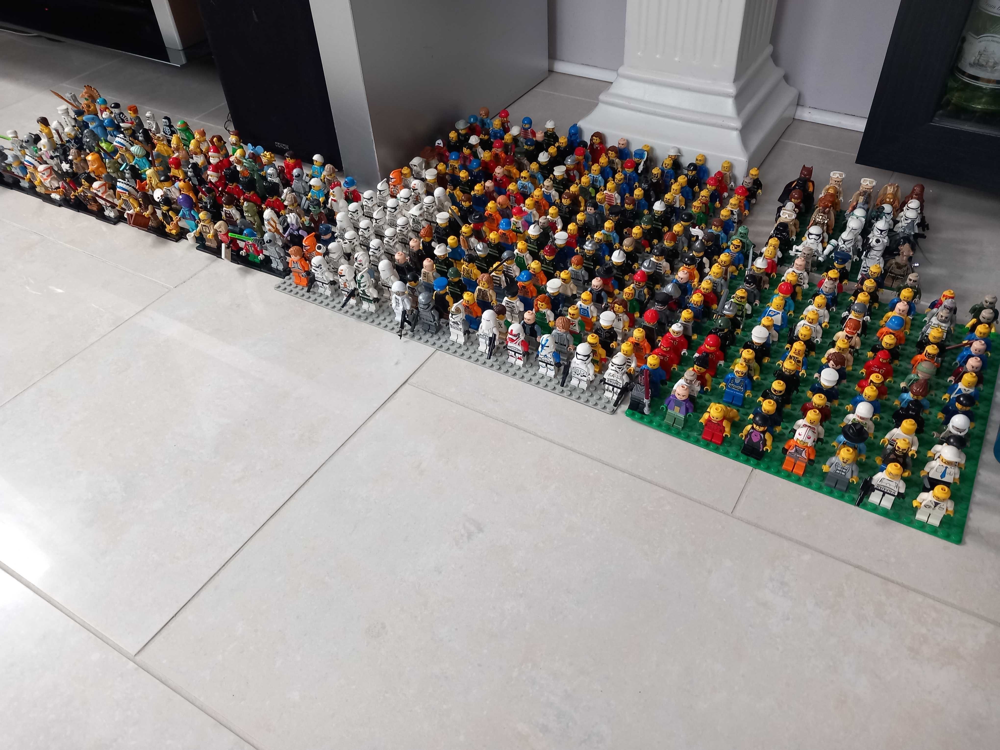 Lego kolekcja 100 zestawów 600 figurek .series 1-15 unikaty