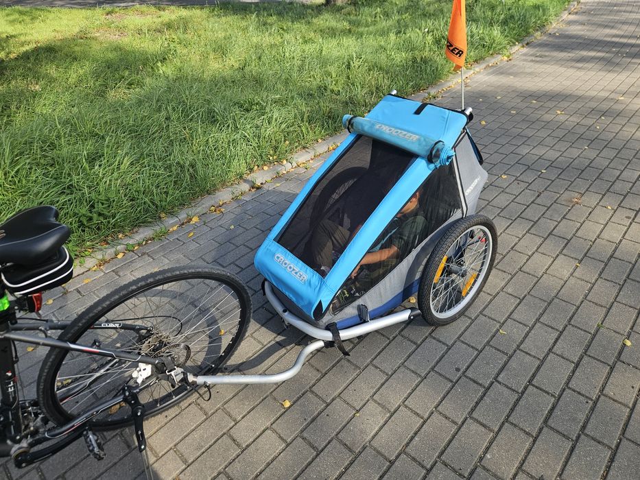 Croozer Kid for 1 przyczepka rowerowa 3w1 stan bardzo dobry
