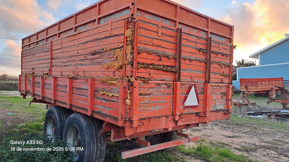 Reboque galucho 2 eixos, 12000kg,com documentos