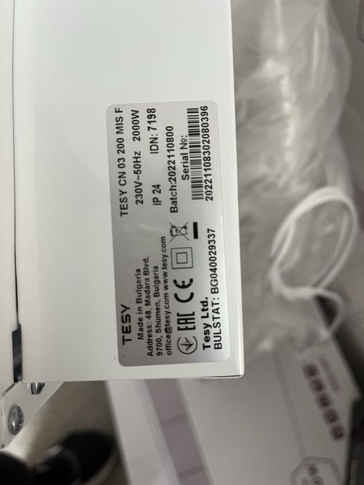 Продам конвектора Tesy новые, CN 03 200 MIS F
