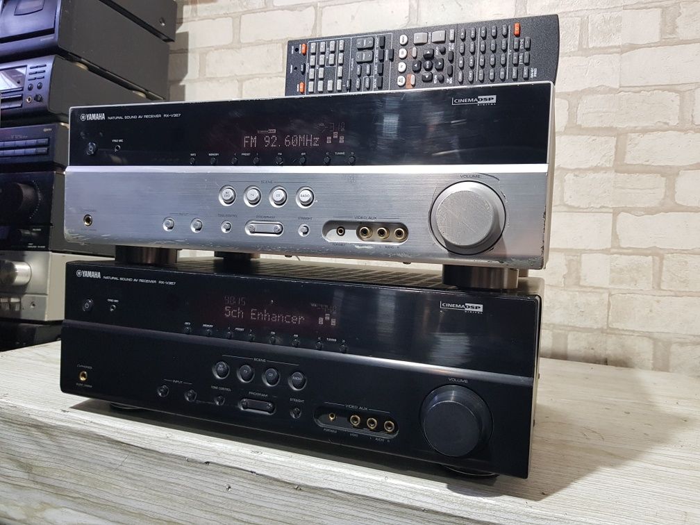 Пульт!AV ресивер/підсилювач  Yamaha RX-V367 2x120Вт 3D HDMI  б/у+2ч